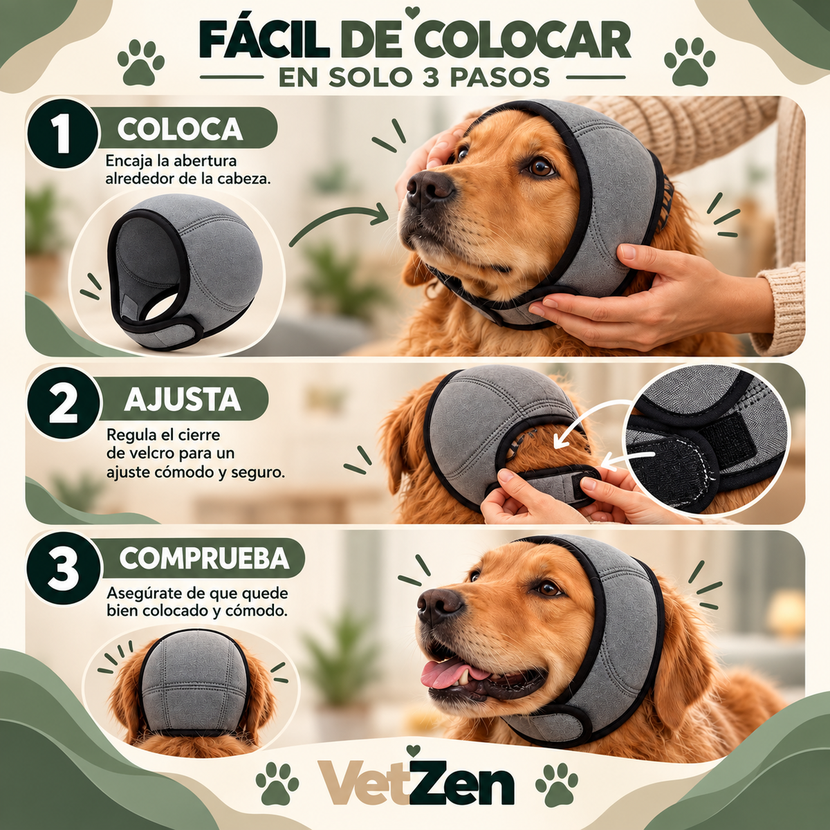 Orejeras Anti Sonidos Para Perros