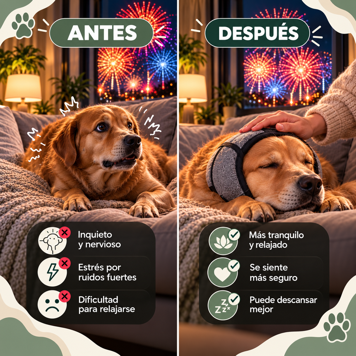 Orejeras Anti Sonidos Para Perros
